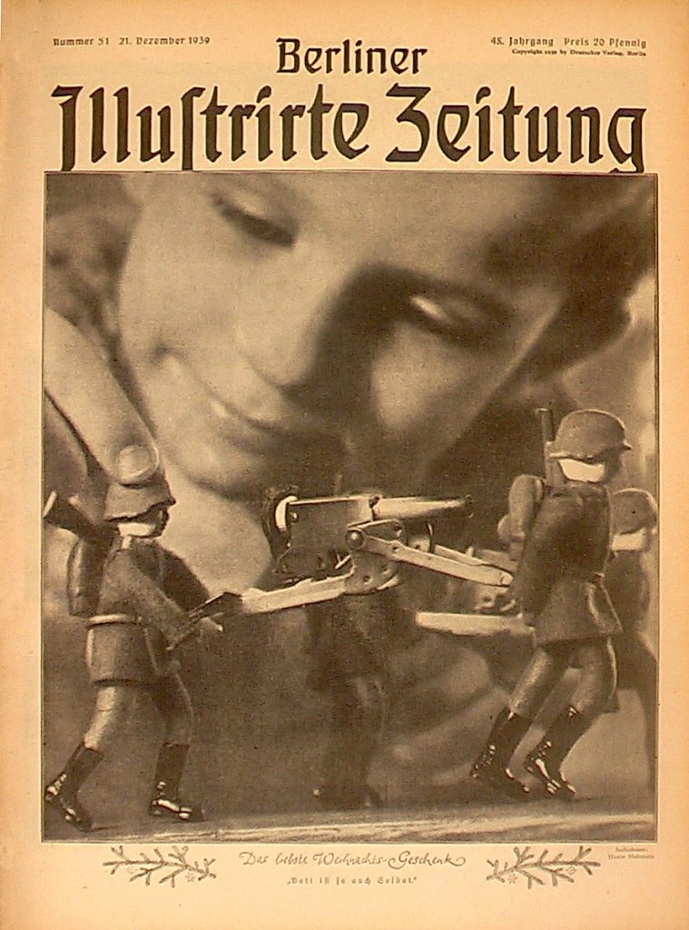 Titelbild mit Spielzeugsoldaten und Jungen