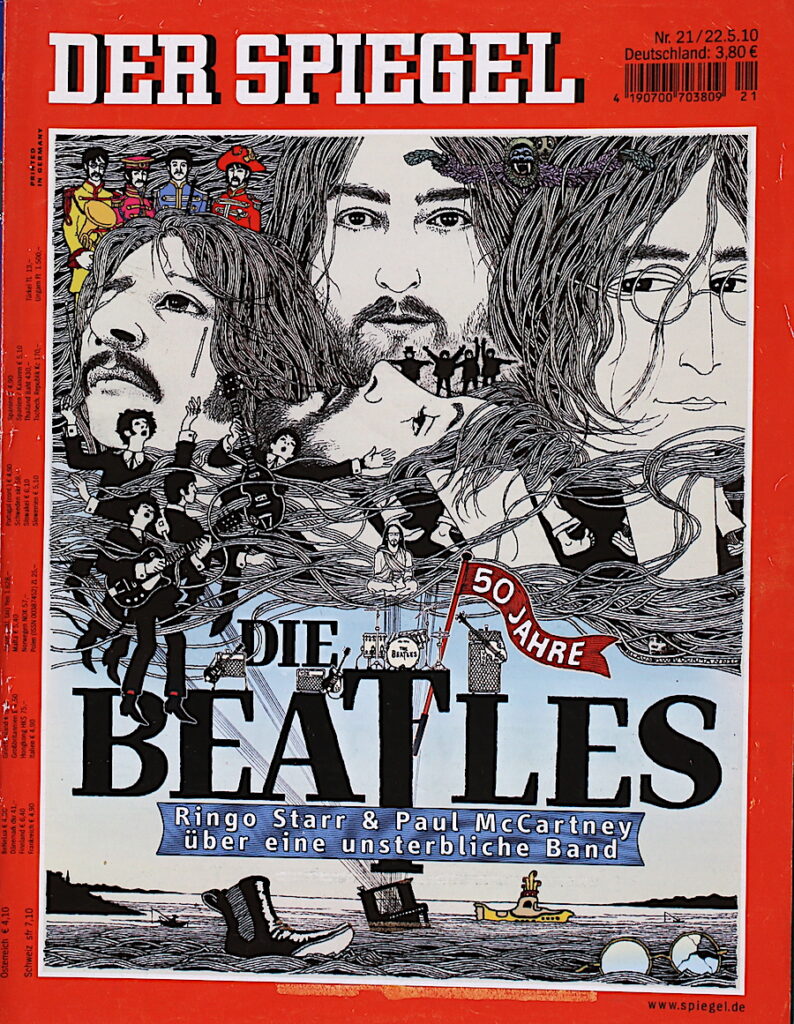 Die zehn besten The Beatles Cover: Der Spiegel vom 22.5.2010 Die Beatles 50 Jahre 
Ringo Starr & Paul McCartney über eine unsterbliche Band