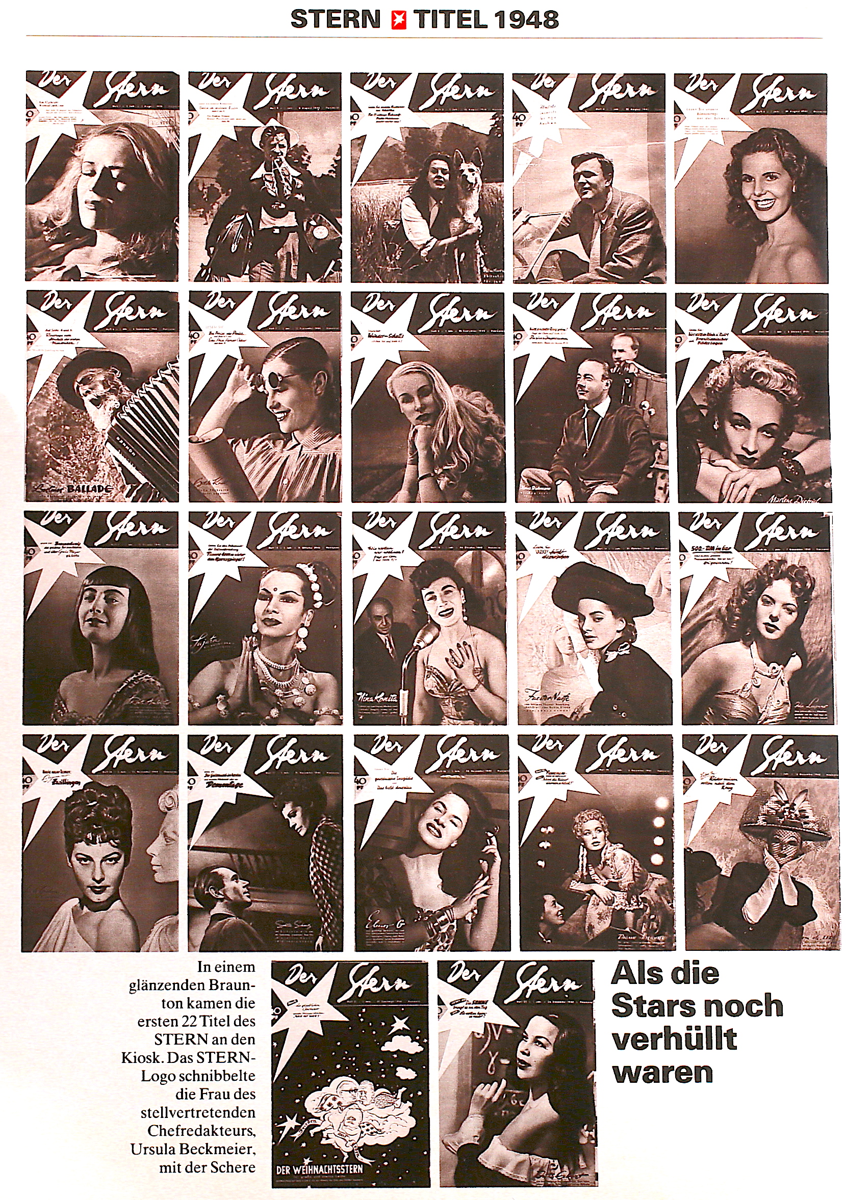 Stern Archiv Titelbilder 1948 1970 Historische Magazine De