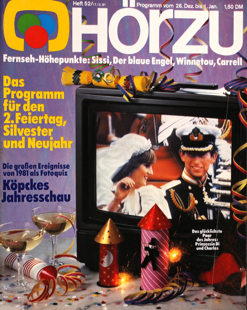 Zeitung Hörzu 1981: Hochzeit Lady Diana