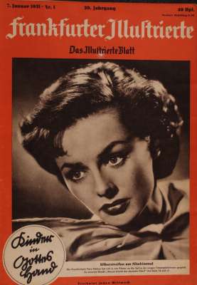 Geburtstag "Frankfurter Illustrierte" 1951 … Januar Februar 1951 70 