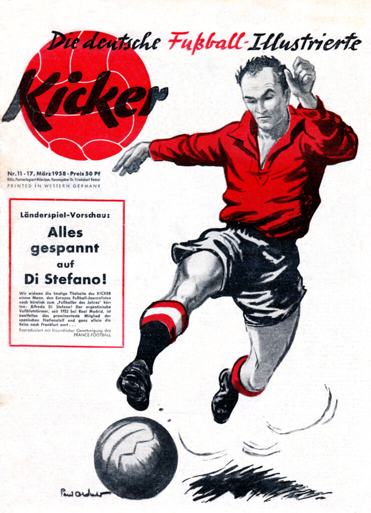 Original Zeitung vom Tag der Geburt:
Kicker Sportmagazin von 1958 