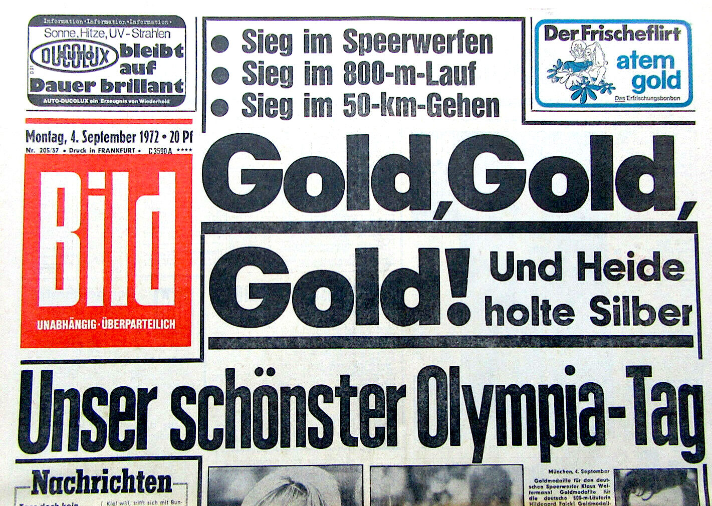 Original BILD ZEITUNG | Historische-Magazine.de