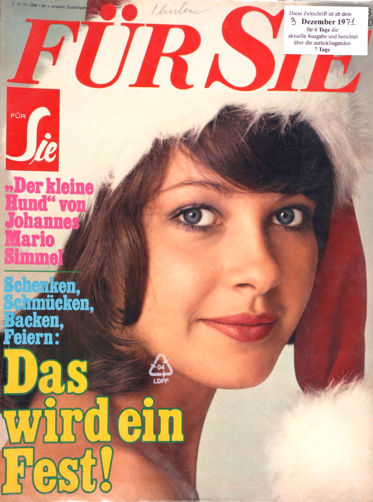 Zeitschrift FÜR SIE aus 70er Jahre: Altes Modemagazin
