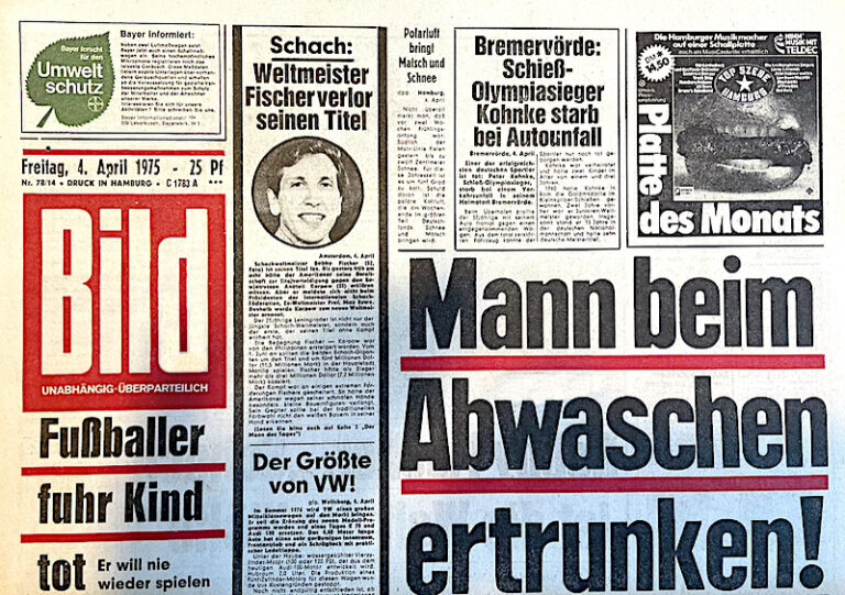 Ist Bild Eine Zeitung Original BILD ZEITUNG | Historische-Magazine.de