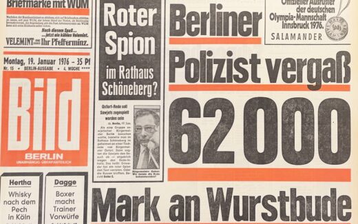 Original Bild Zeitung 1976