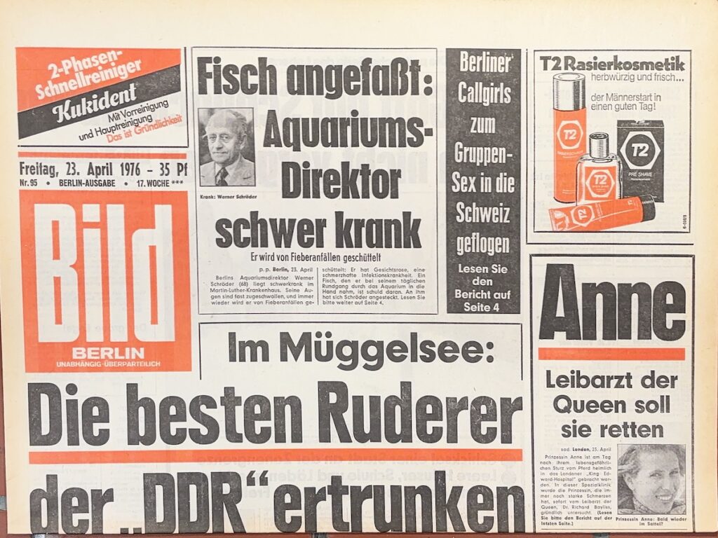 Alte Zeitung vom Geburtstag!